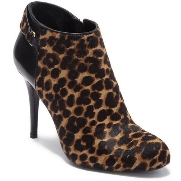 NWOT Longchamp Cheetah Animal Print Le Pliage Heritage Heeled Bootie Size 38 - Picture 2 of 12